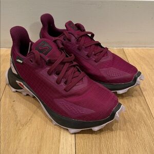 Salomon Junior Alphacross Blast Waterproof Trail Running Shoes